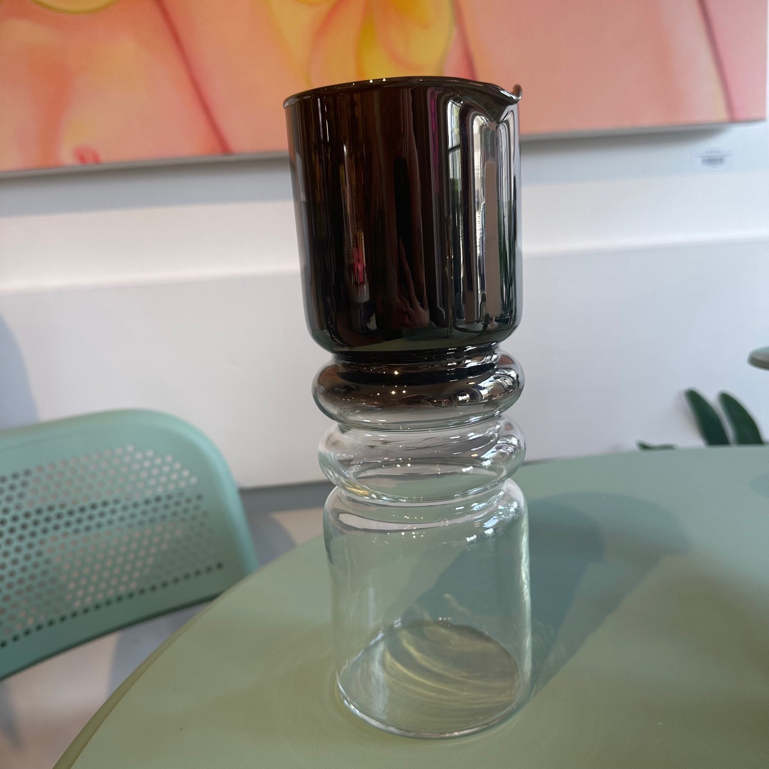 Smoked Glass Pitcher