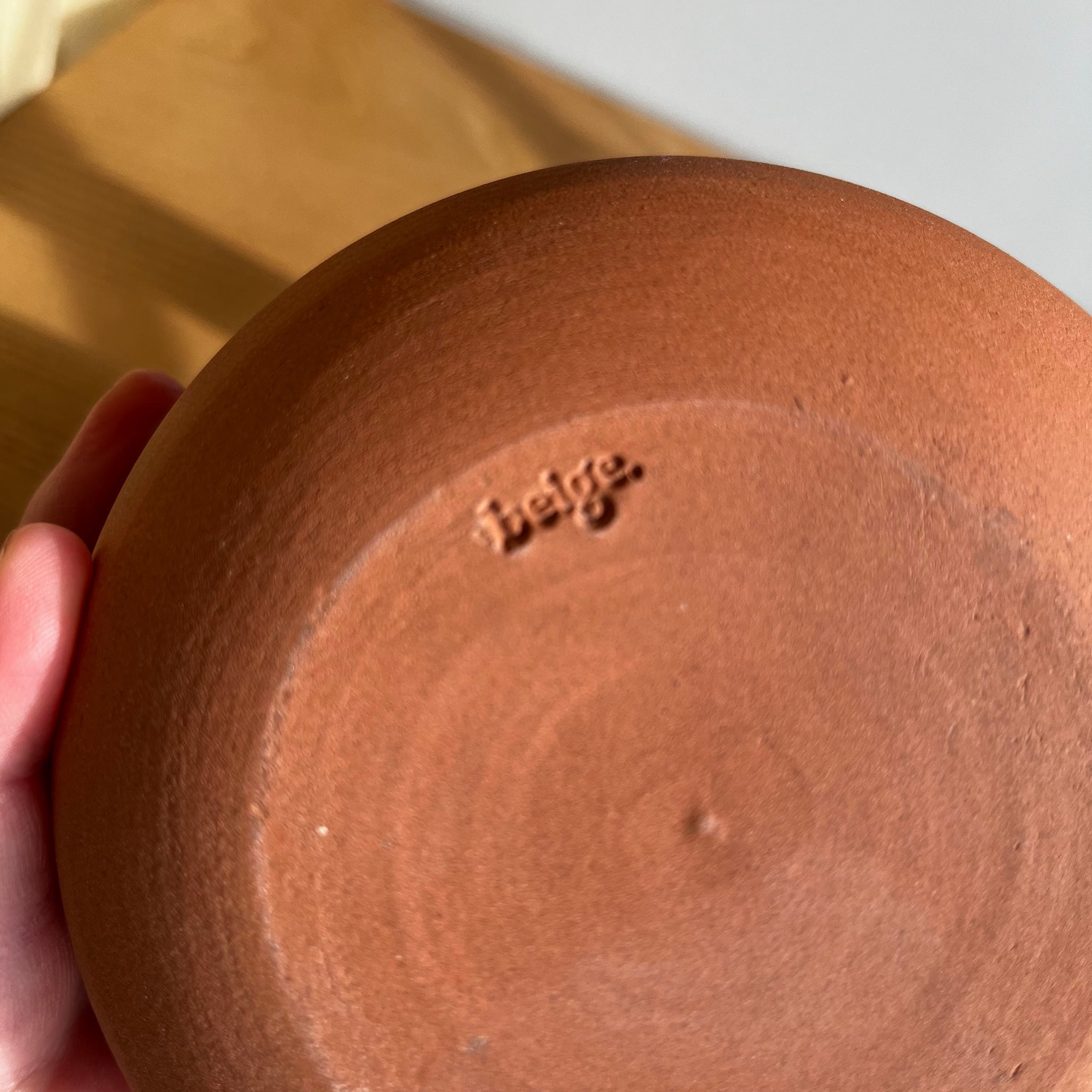 Terracotta Scalloped Vase