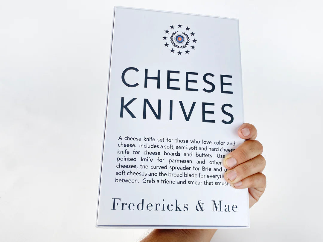 Cheese Knives - Black/ White