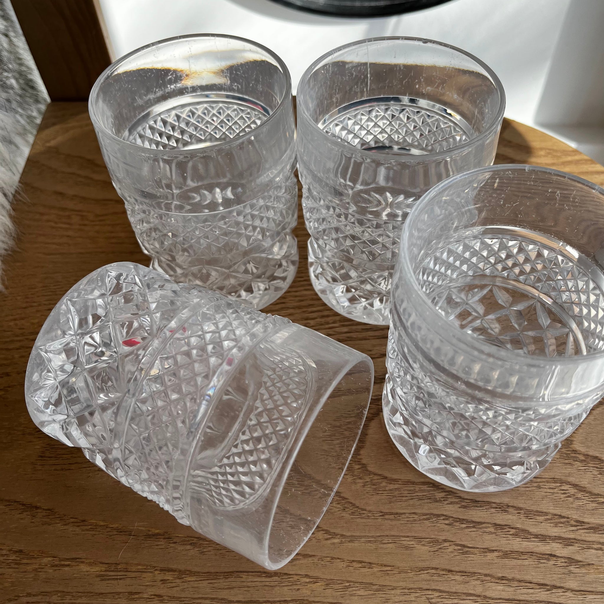 Crystal Rocks Glasses | Set of 4