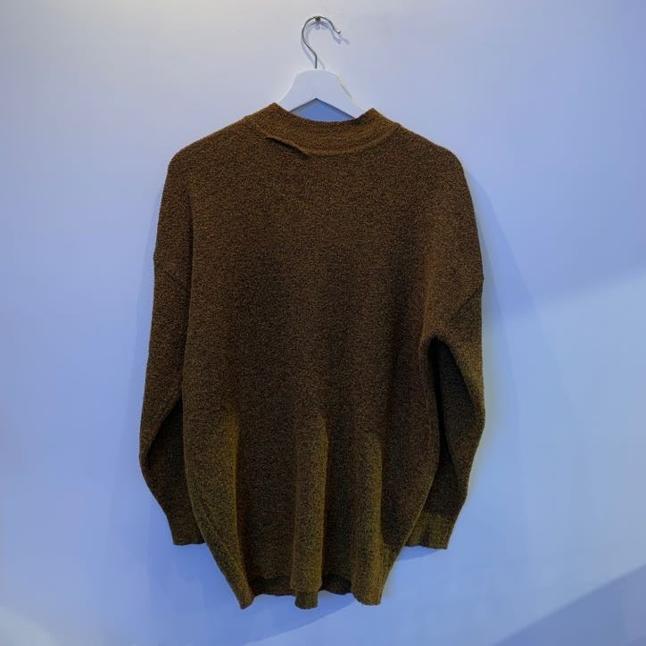 Mossy Mock Neck Sweater