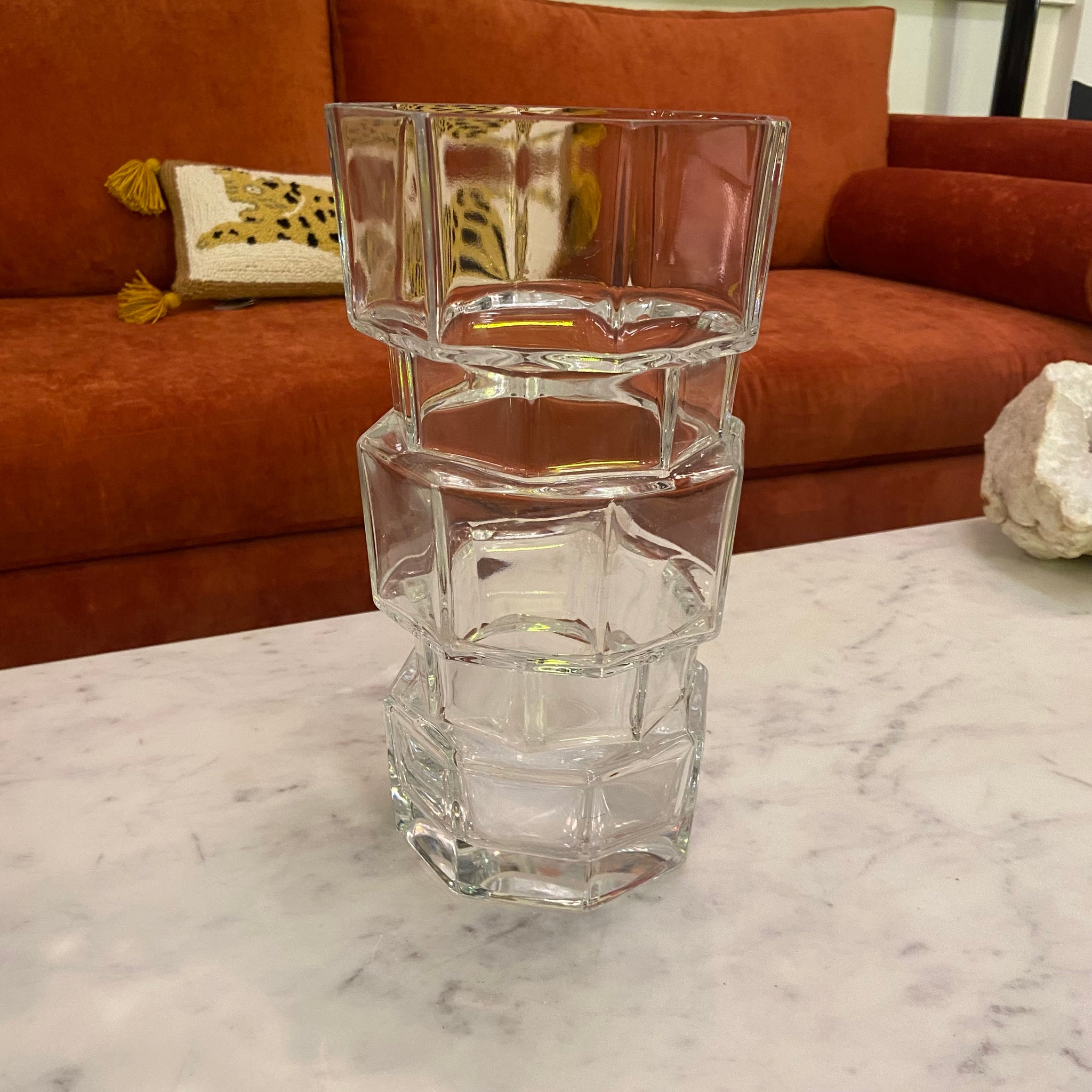Oversized Geometric Vase