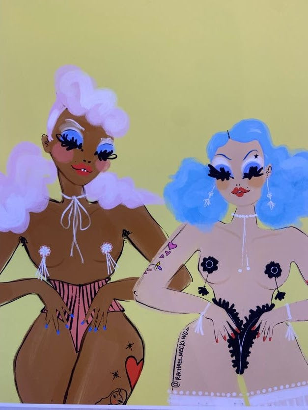 "Drag Queens" Print - Rachael Meckling