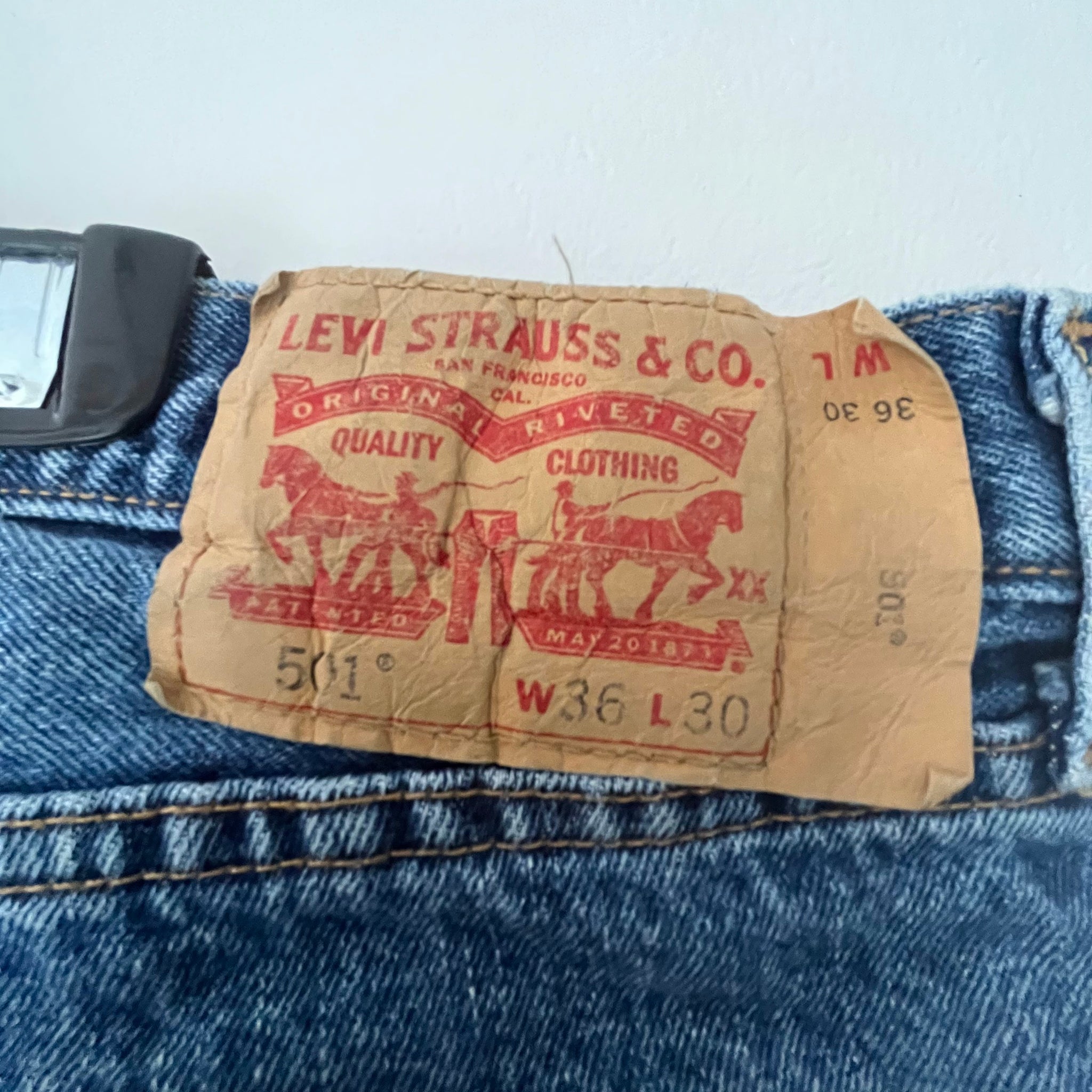 Levi's Straight Leg Jeans- 36/30