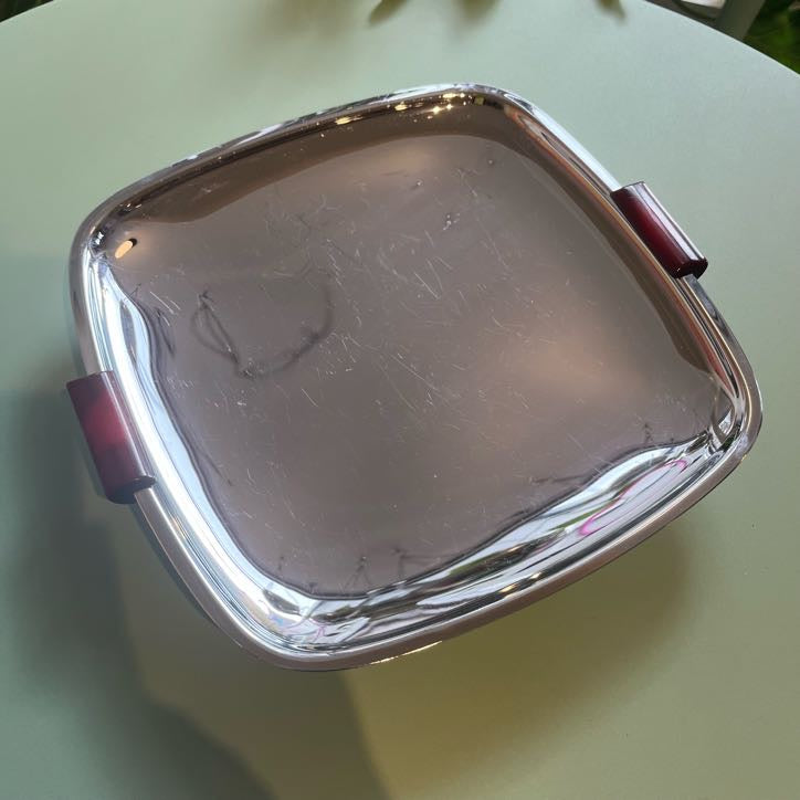 Glo-hill Chrome Square Serving Tray