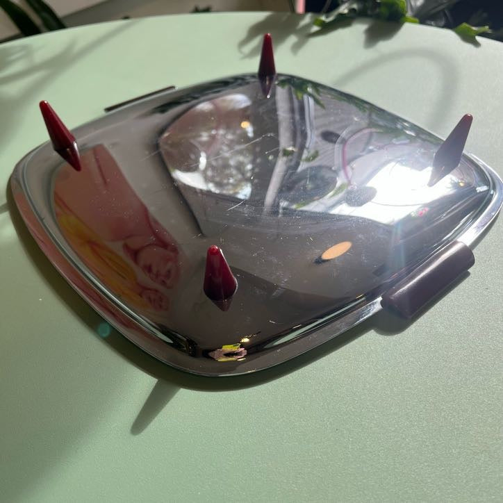 Glo-hill Chrome Square Serving Tray