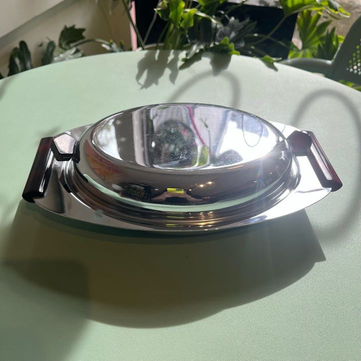 Glo-hill Chrome Serving Dish