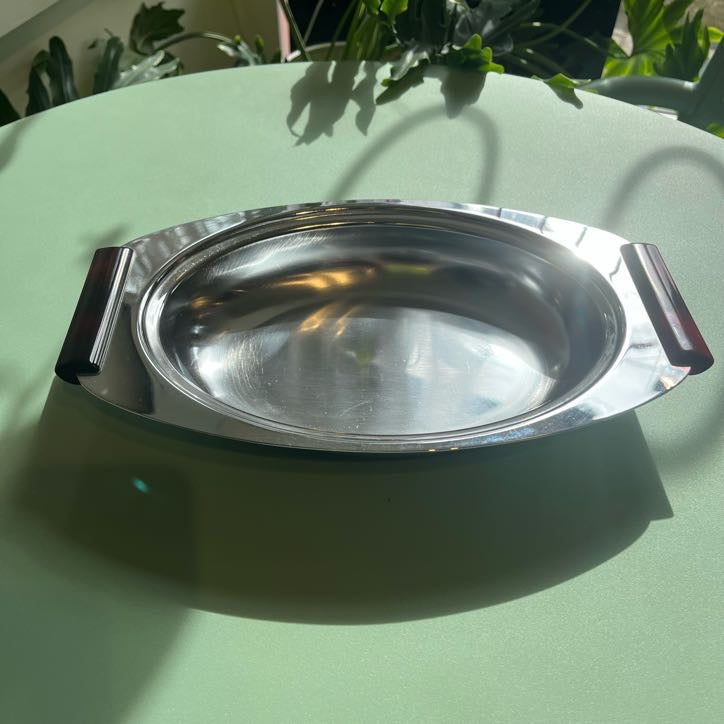 Glo-hill Chrome Serving Dish