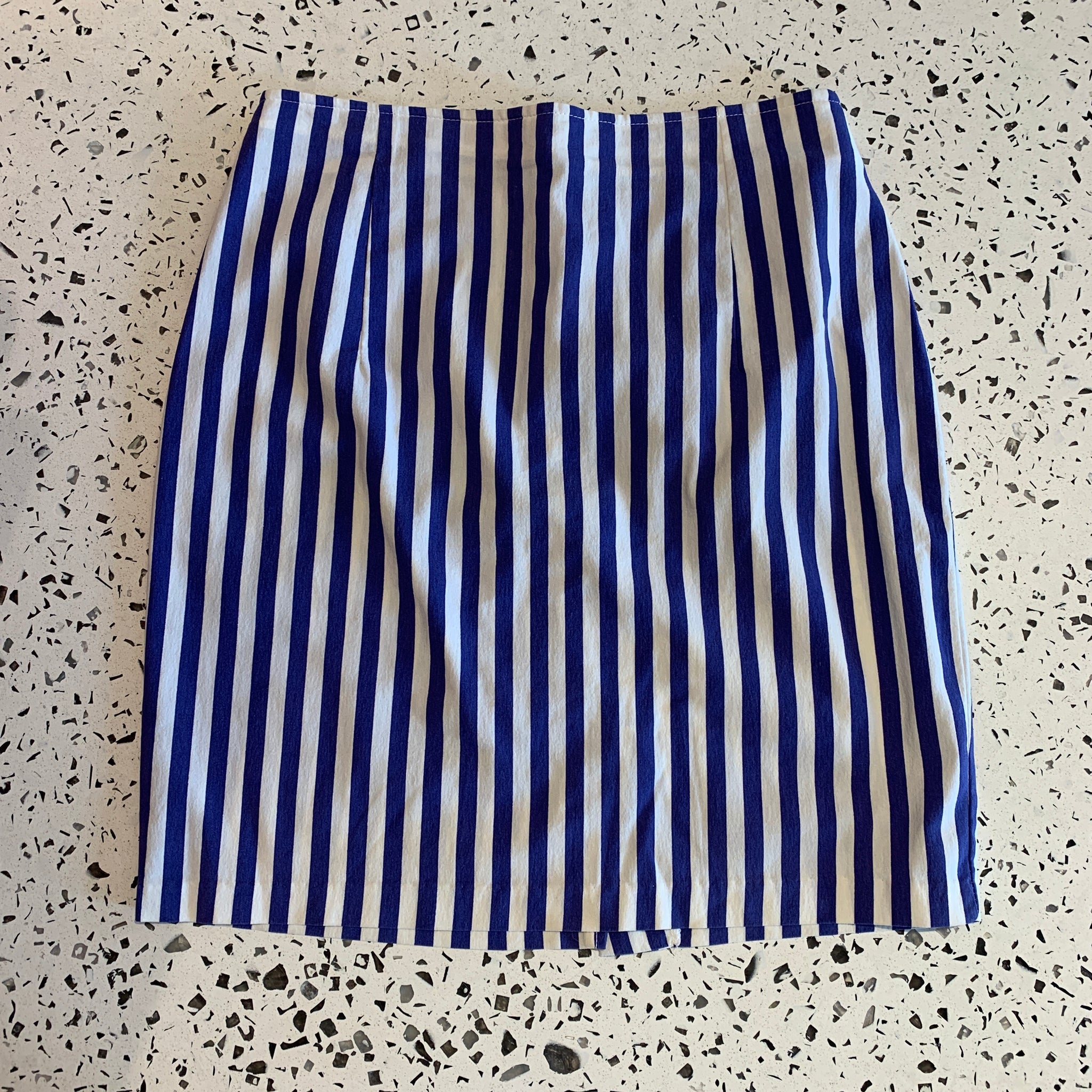 Blue Striped Skirt- 30