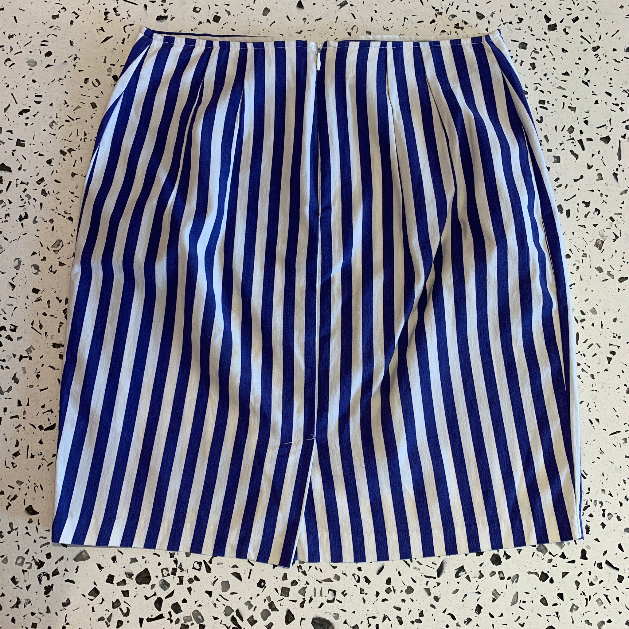 Blue Striped Skirt- 30