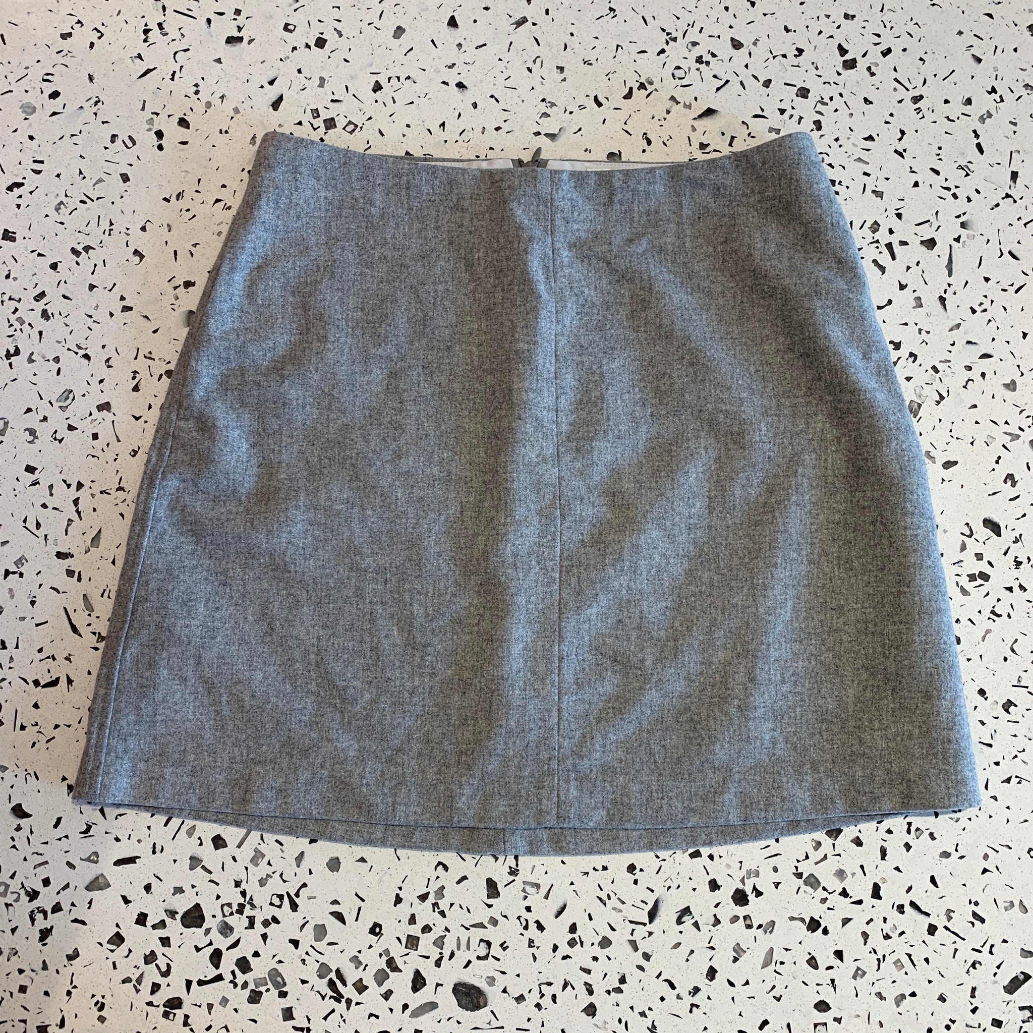 Heather Grey Mini Skirt- 29