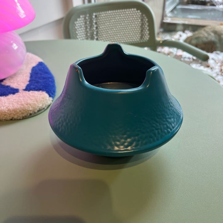Blue Spaceship Vase