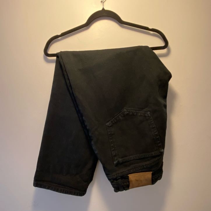 Black Calvin Klein Straight Leg Jeans- 33