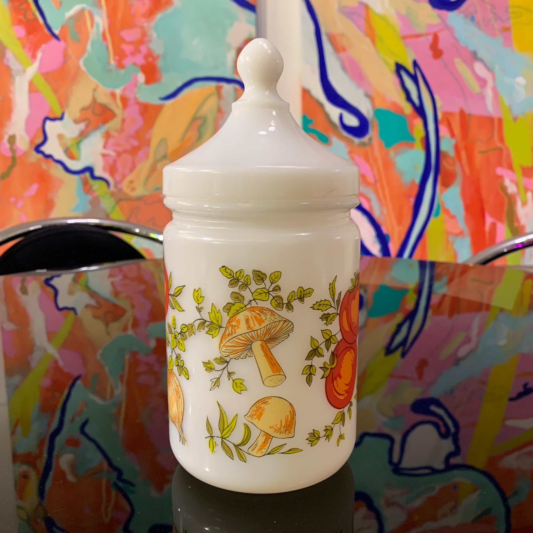 Vintage Garden Vegetable Canister