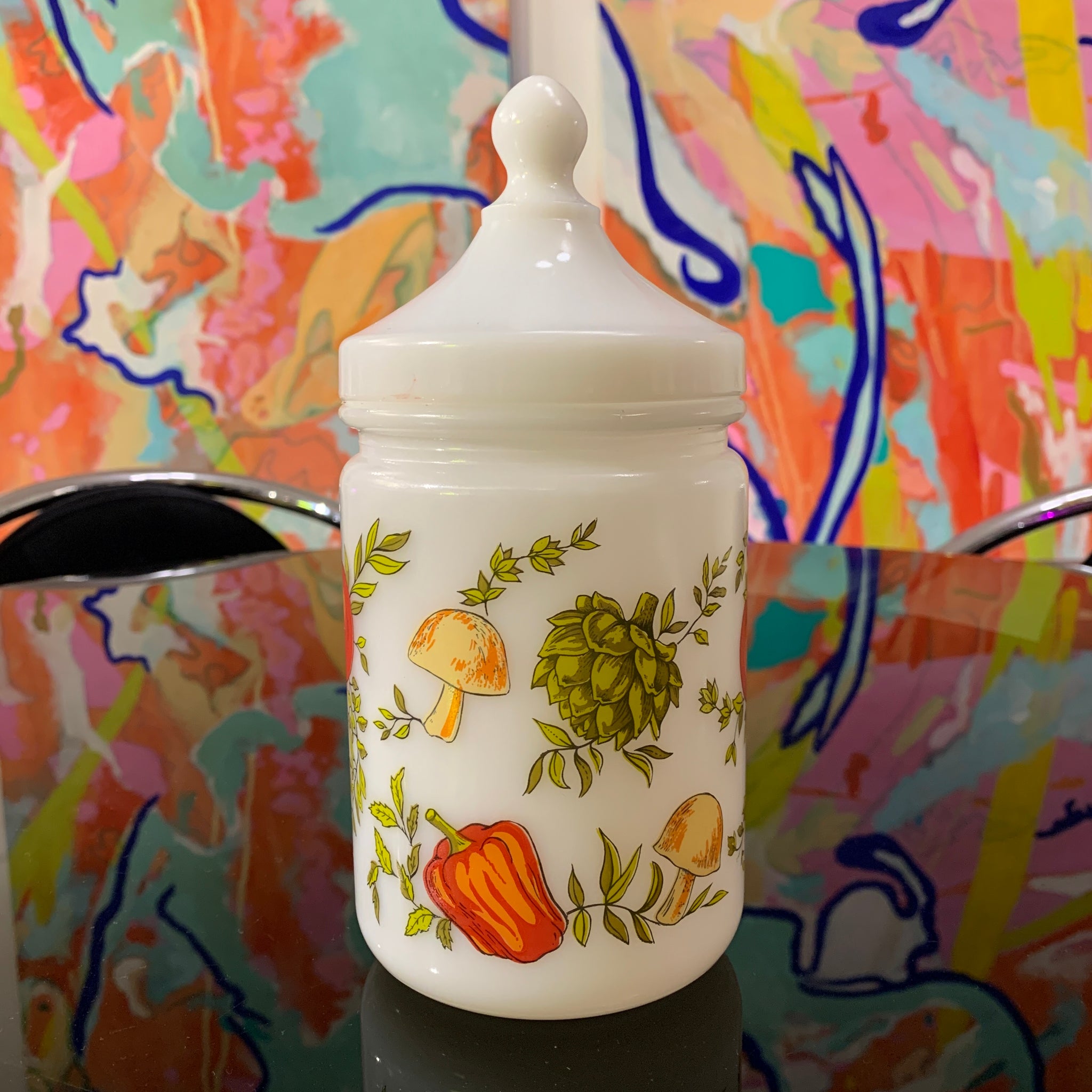 Vintage Garden Vegetable Canister