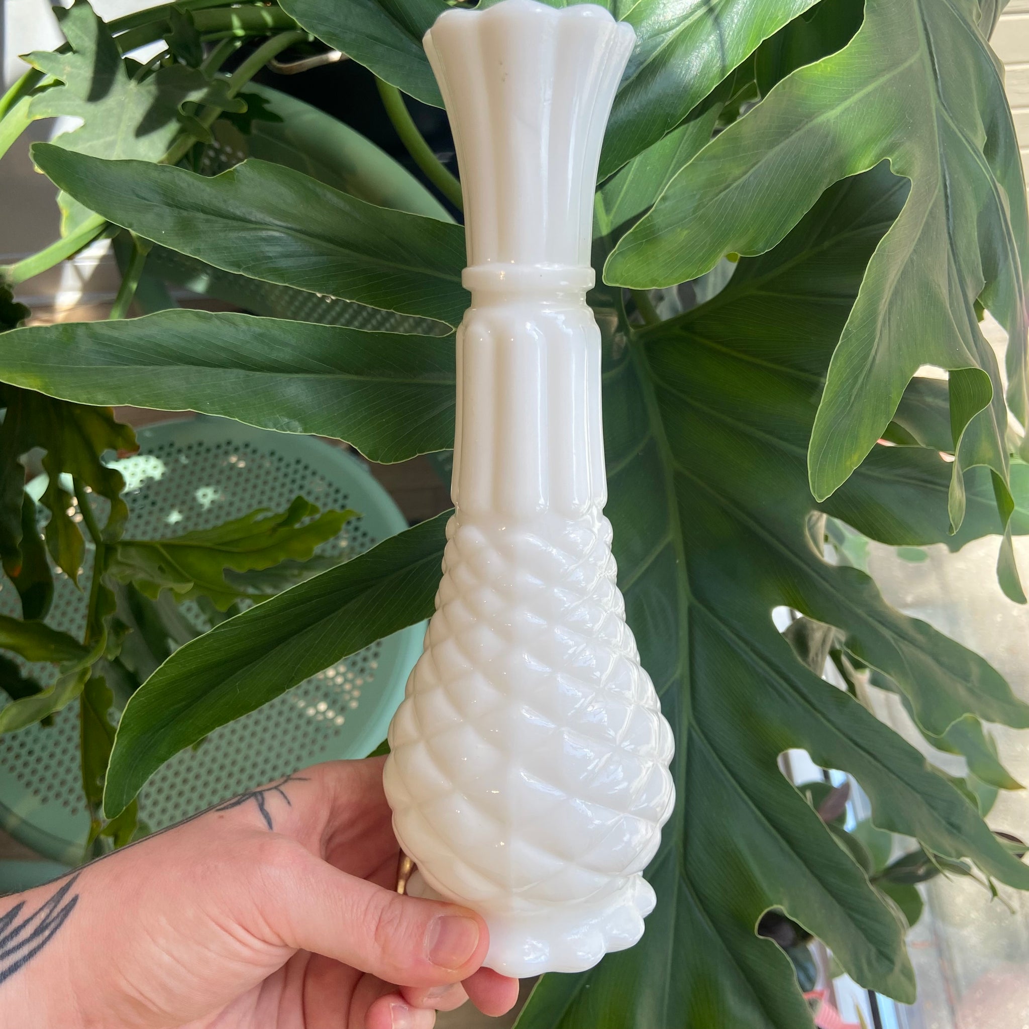 Milk Glass Vases