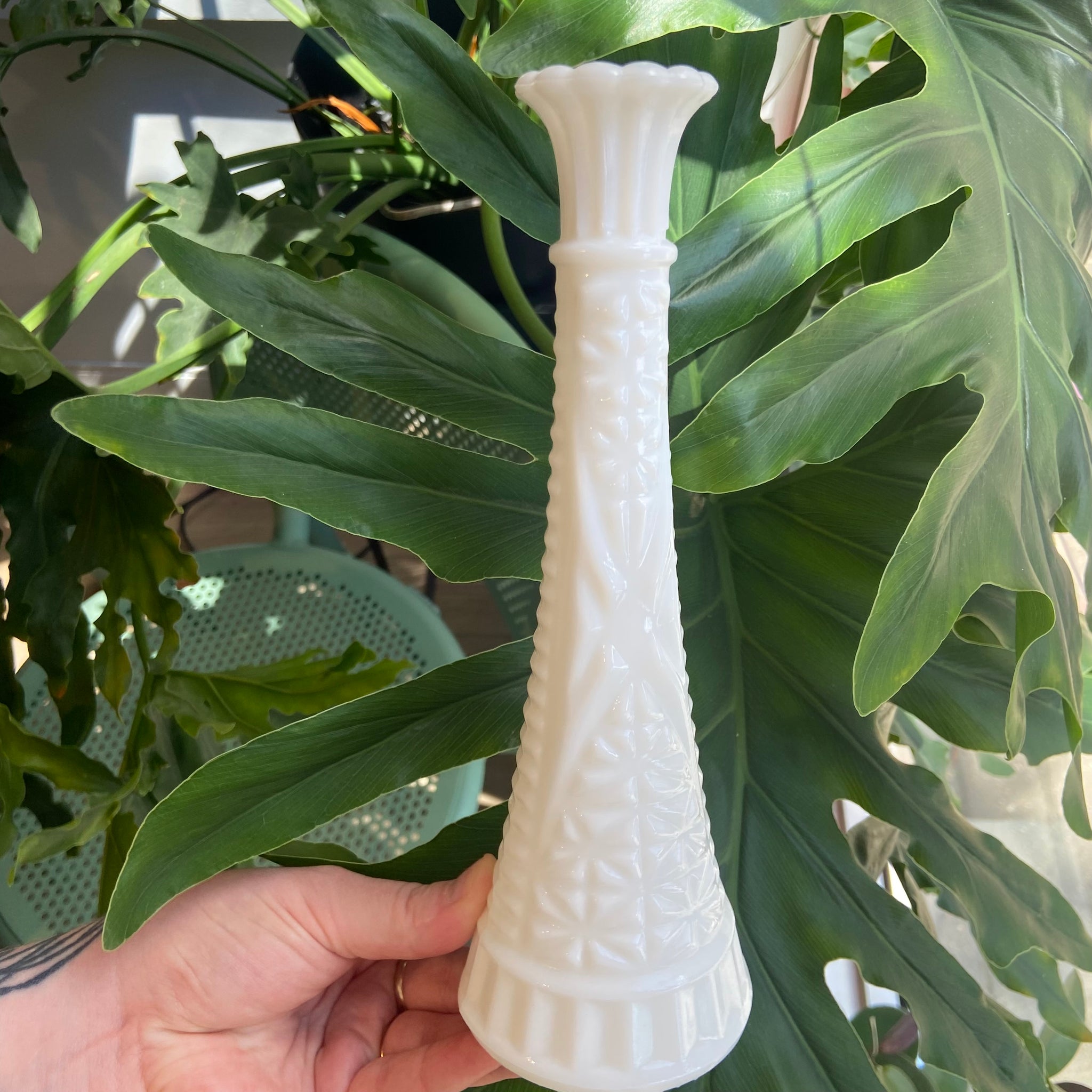 Milk Glass Vases