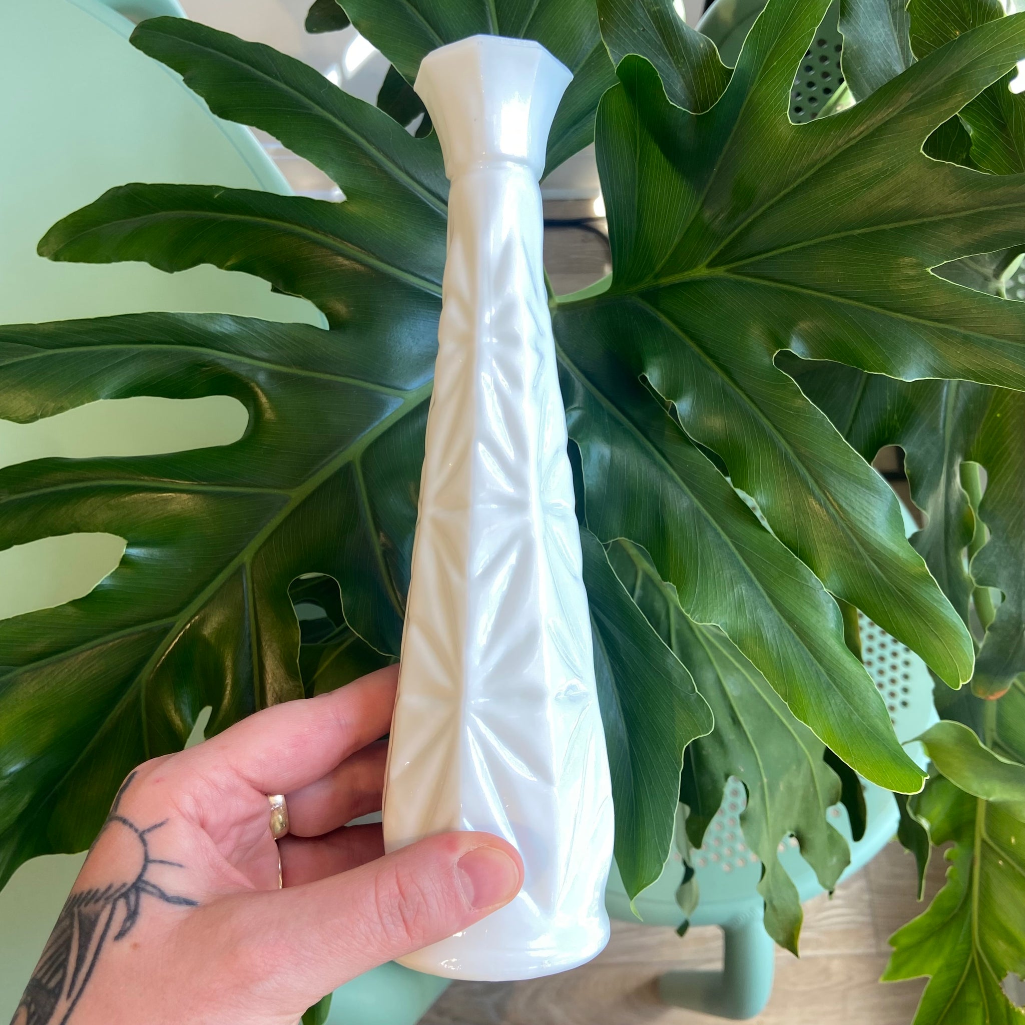 Milk Glass Vases