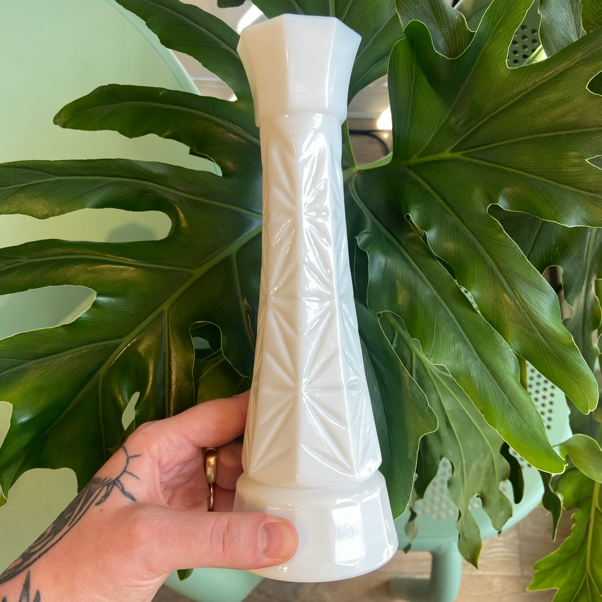 Milk Glass Vases