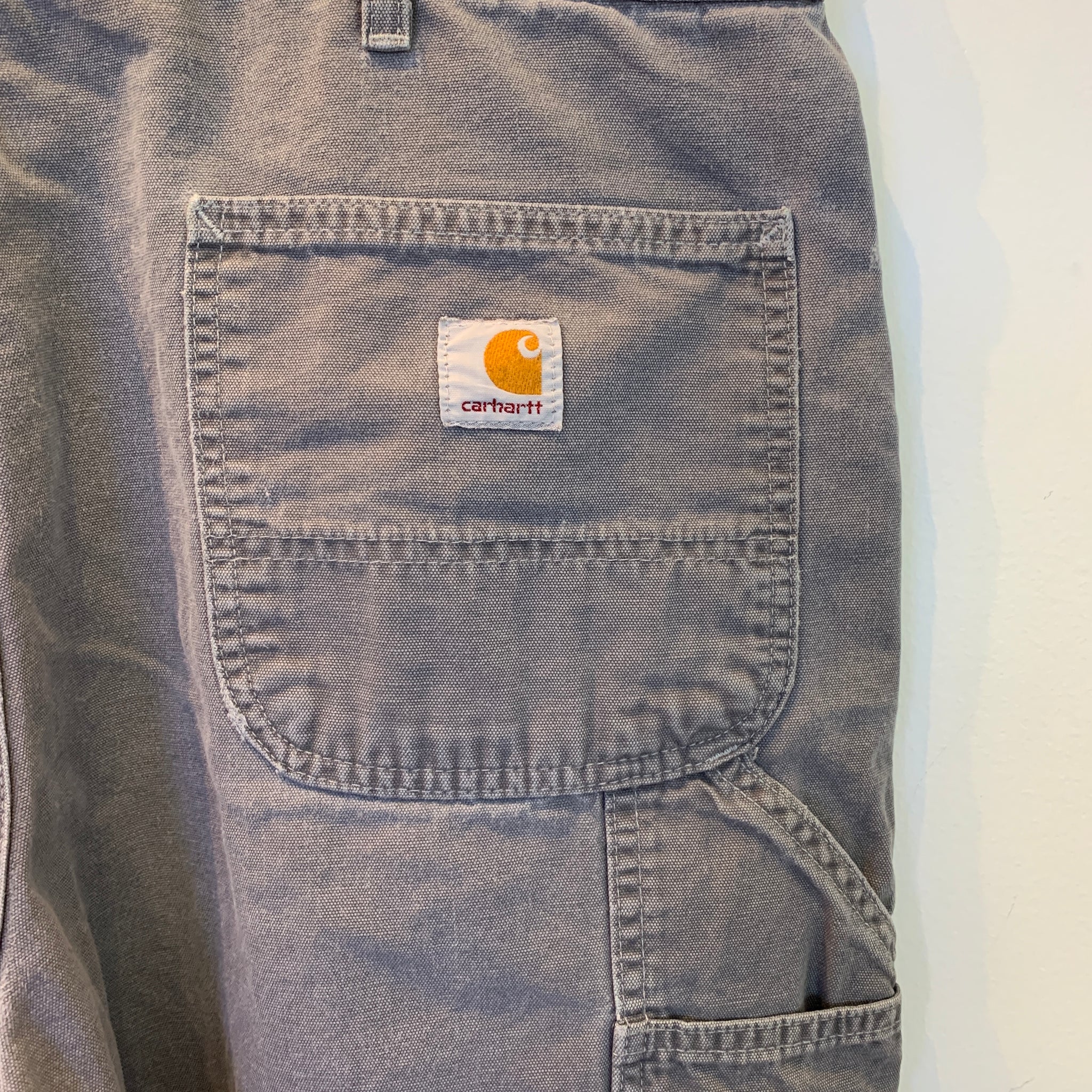 Soft Grey Carhartt Carpenter Shorts