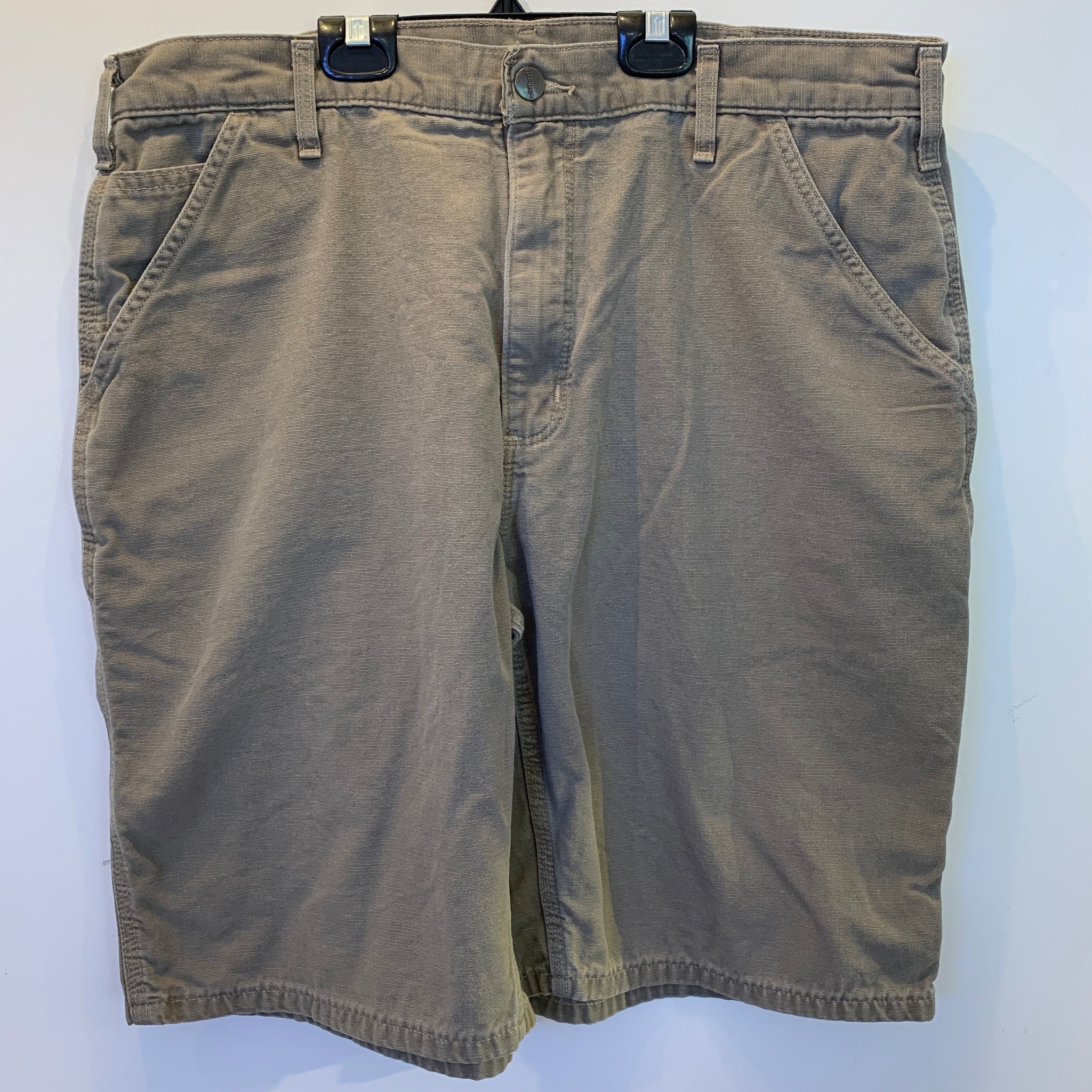 Soft Taupe Carhartt Carpenter Shorts
