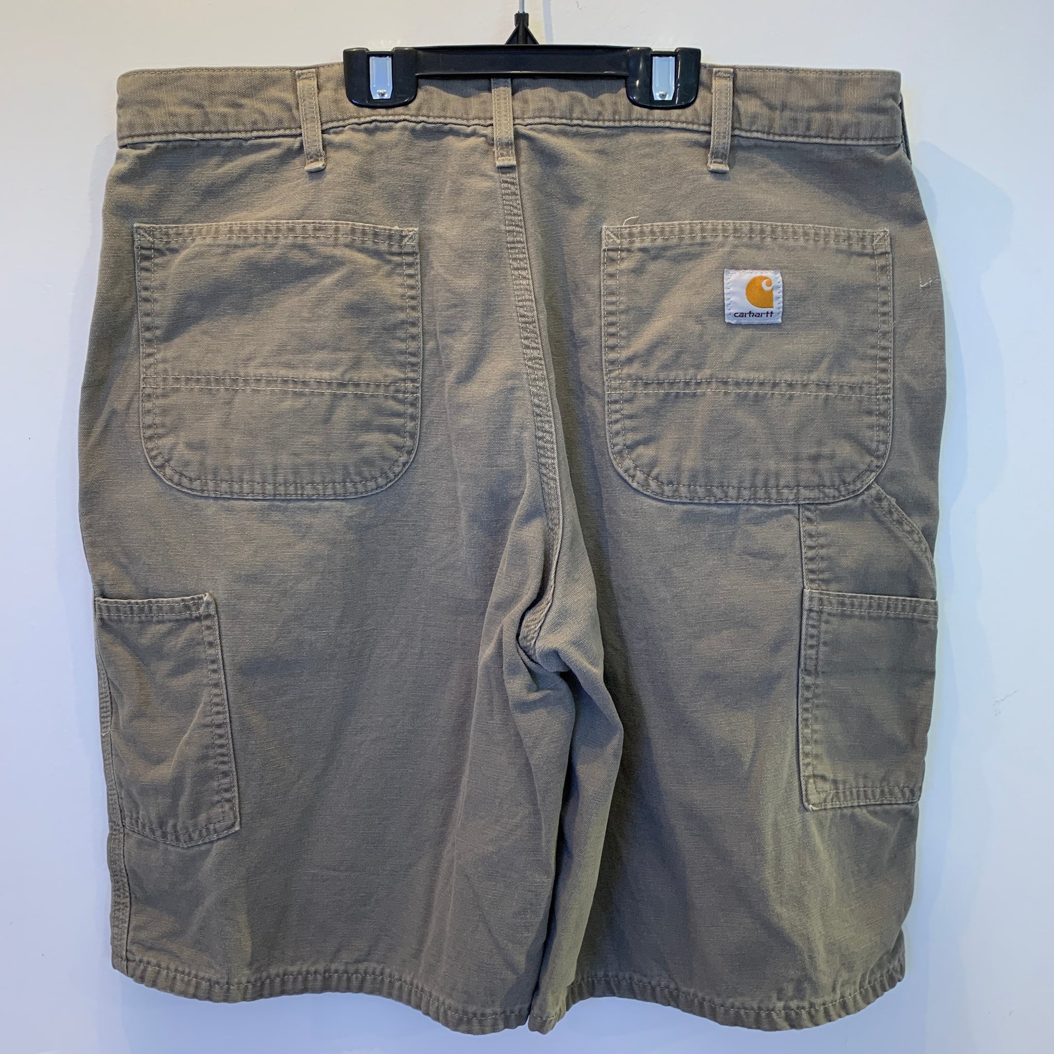 Soft Taupe Carhartt Carpenter Shorts