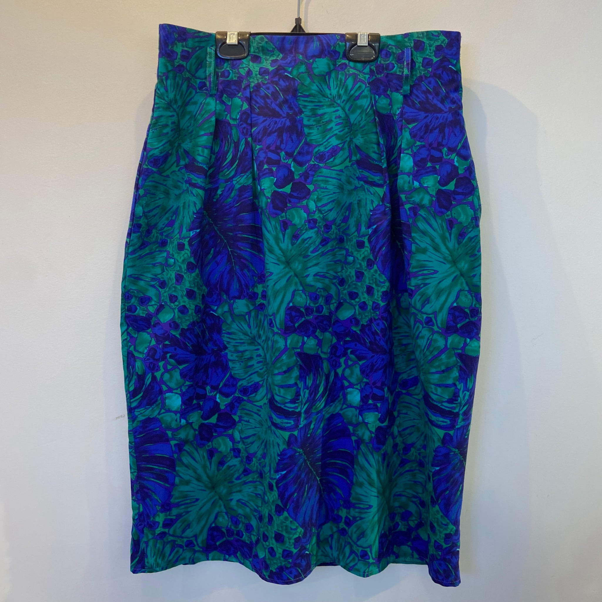 Pleated Floral Skirt- 12
