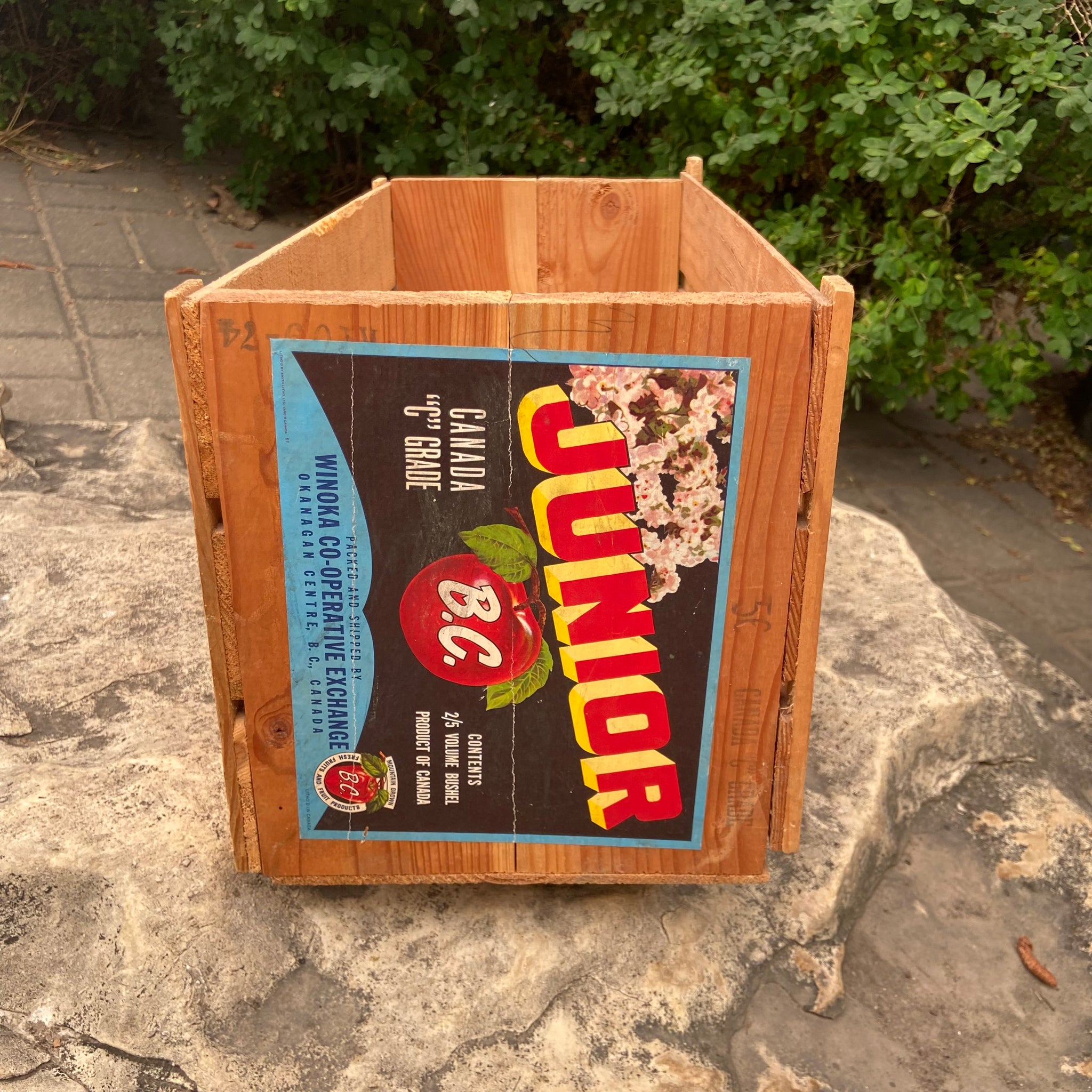 Wooden Fruit Crate
