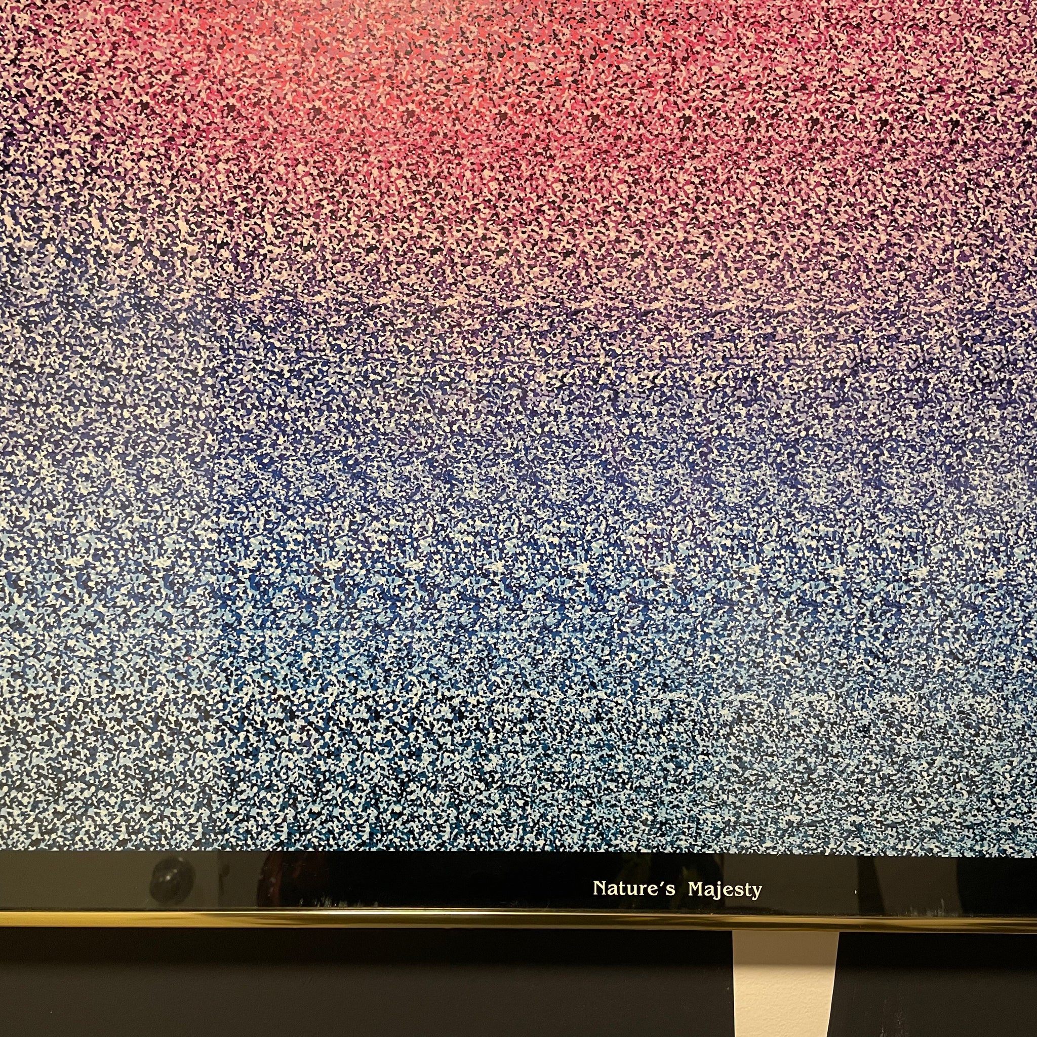 "Nature's Majesty" 1990s Magic Eye Art (Framed)