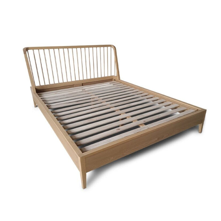 Irving Queen Bed - Natural