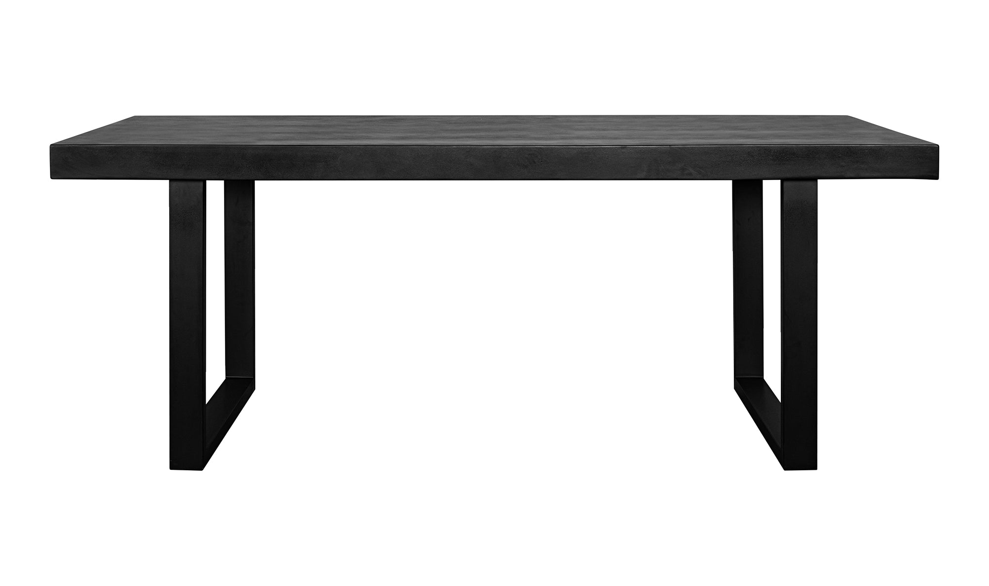 Jedrik Black Outdoor Dining Table- Large