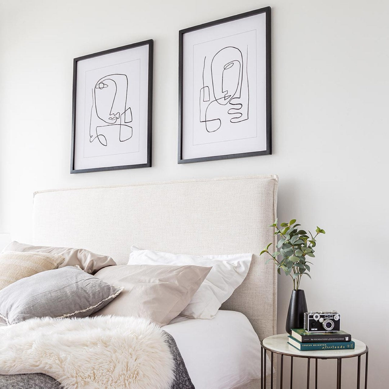 Julia Double Storage Bed - Cream