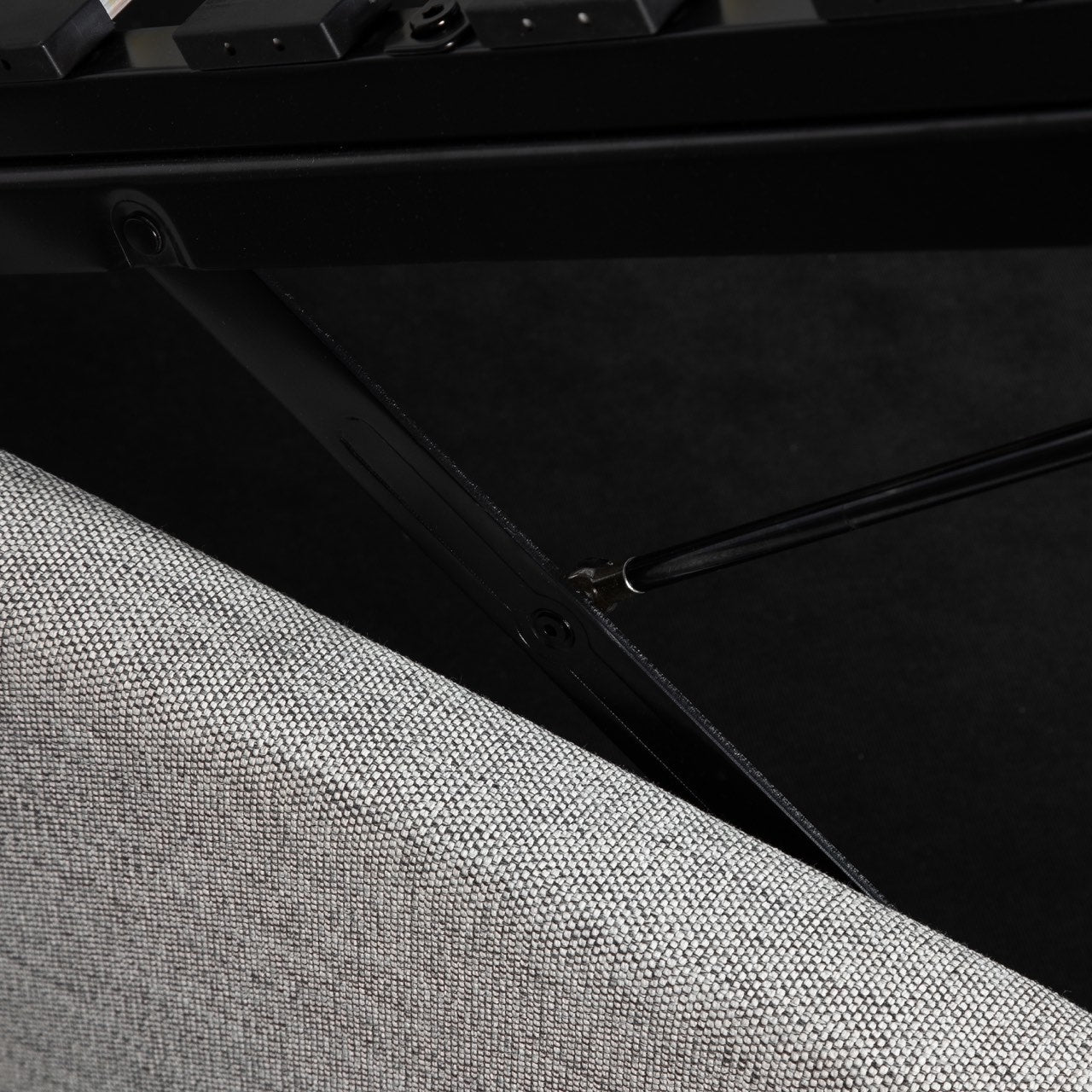 Justin King Bed - Stone