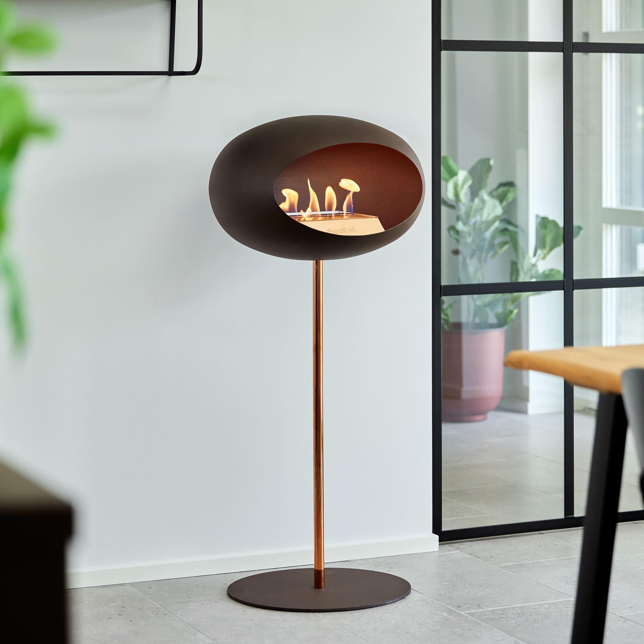 Le Feu Steel High Dome <br>Mocca