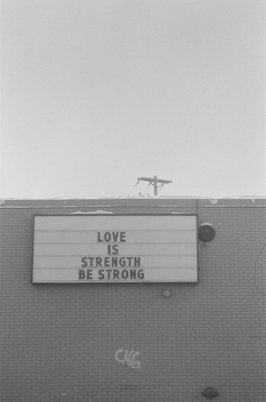 "Love is Strength" Film Print