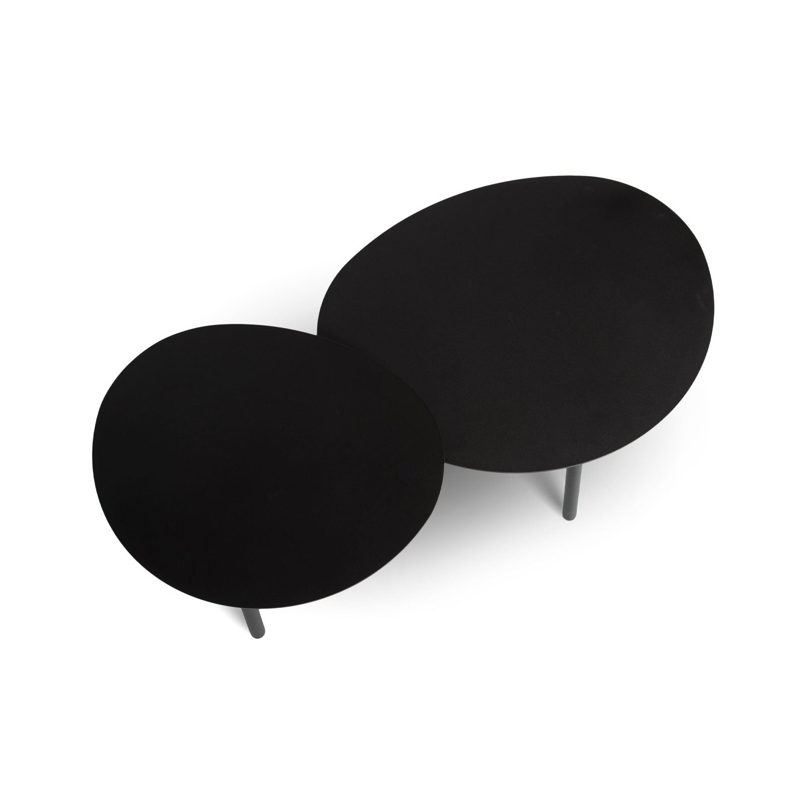 Malibu Coffee Table Set of 2 - Black