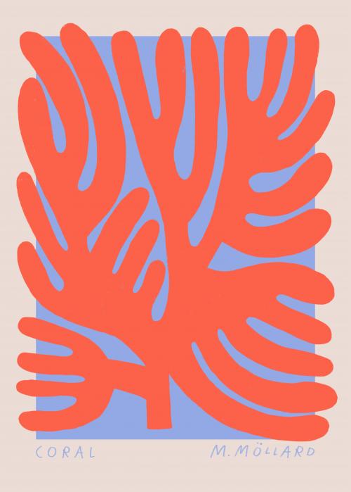Coral by Madelen Möllard Print