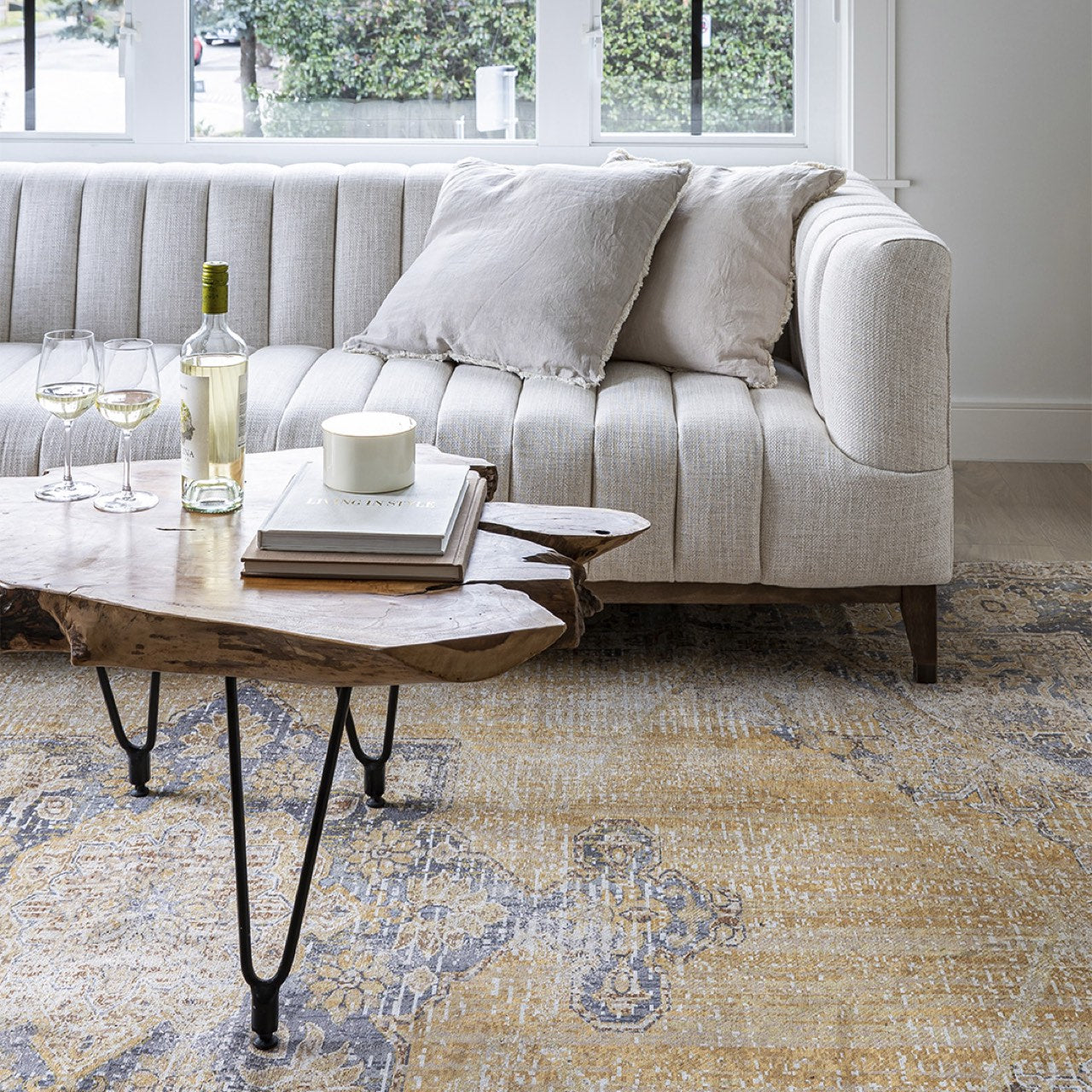 Natura Hairpin Coffee Table