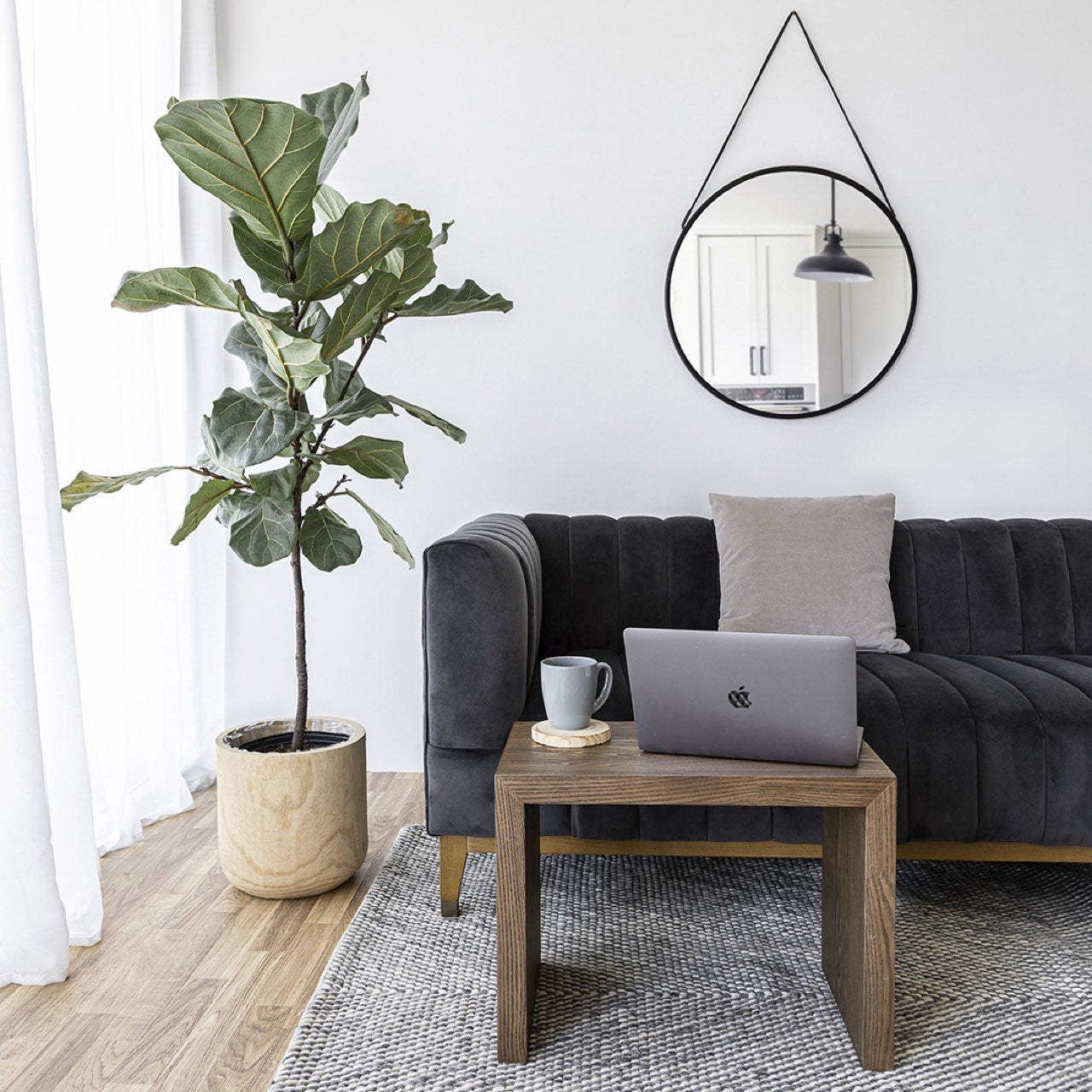 Oscar C Table - Dark Oak