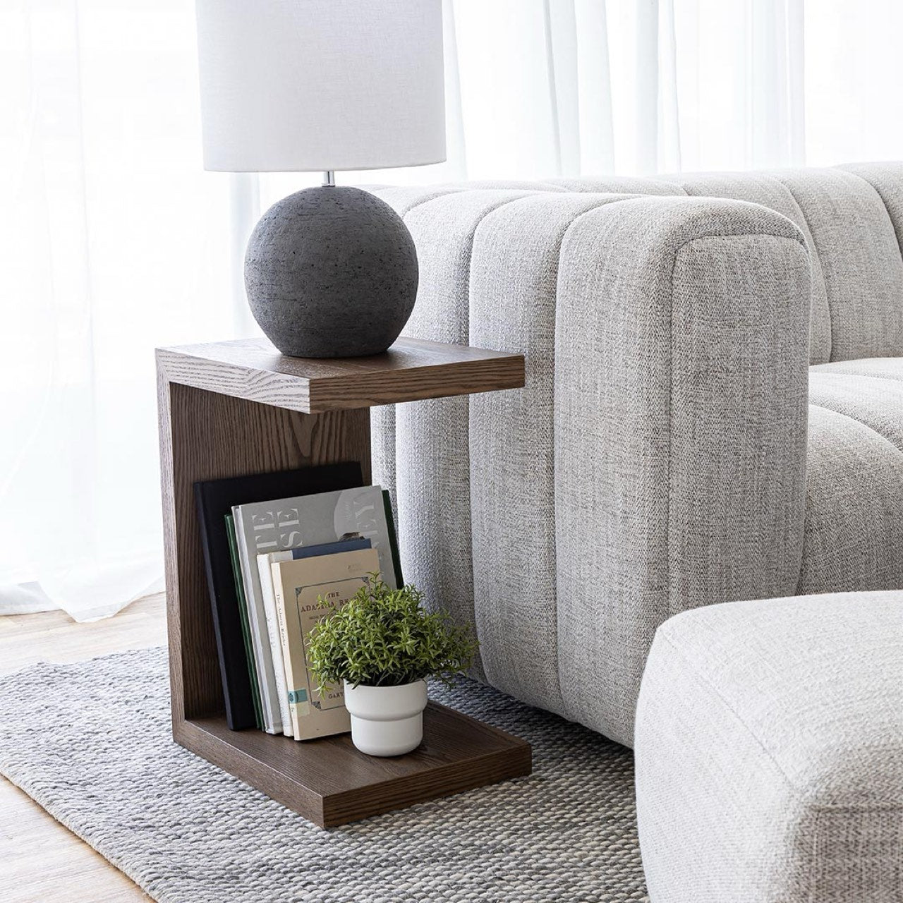 Oscar C Table - Dark Oak