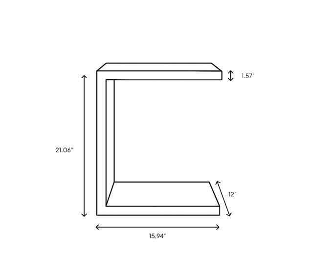 Oscar C Table - Light Oak