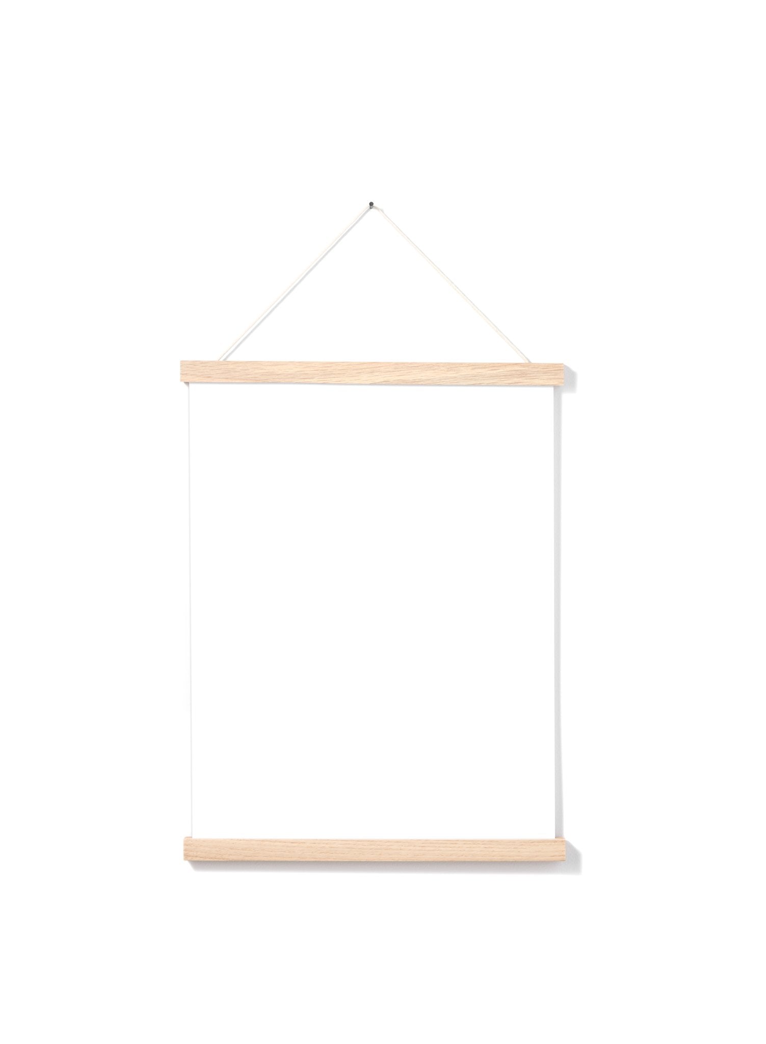 Solid Oak Poster Hanger, 12 in | 31 cm