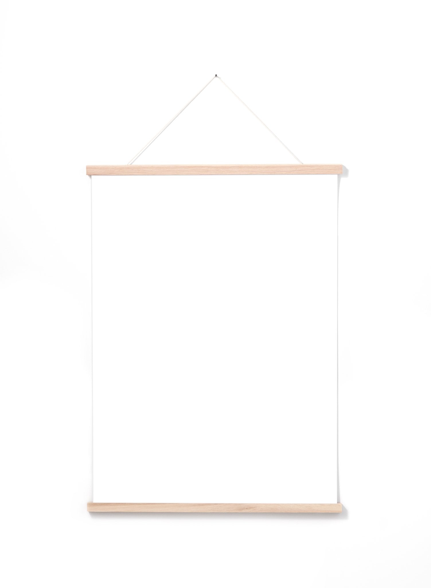 Solid Oak Poster Hanger, 20 in | 51 cm