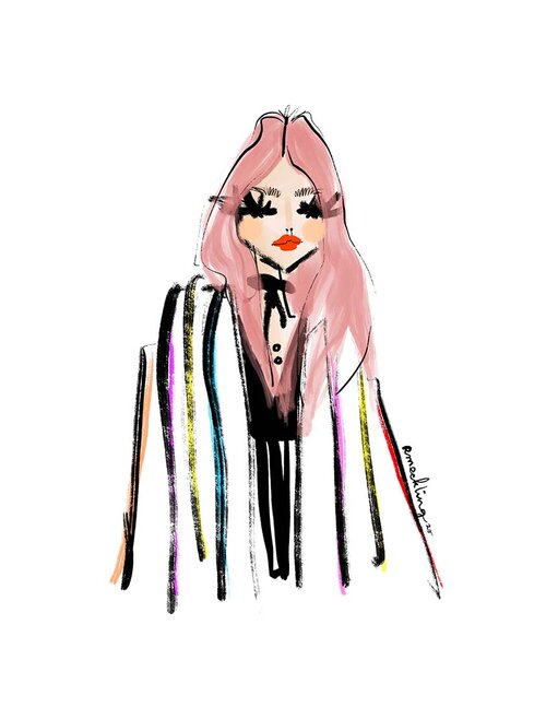 "Rainbow Jacket" Print - Rachael Meckling