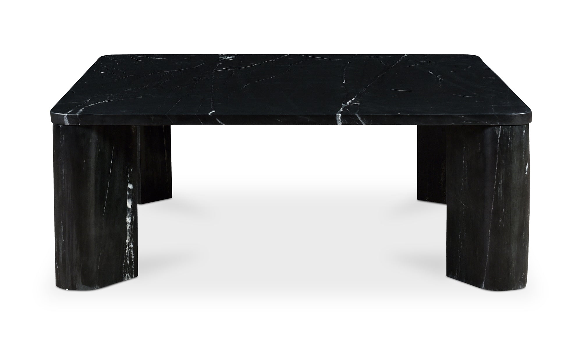 Segment Coffee Table- Black Marble