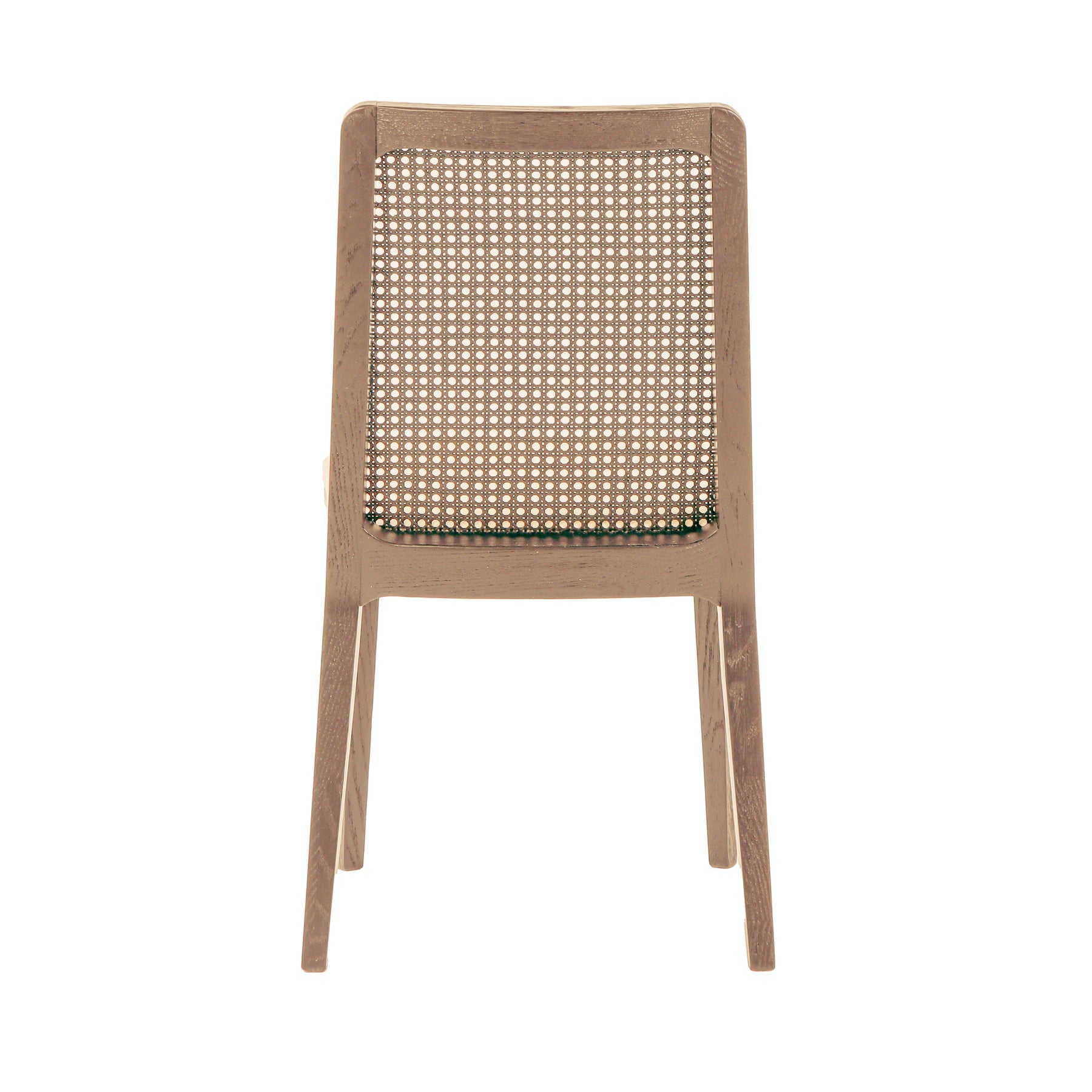 Cane Dining Chair | Oyster Linen with Natural Frame