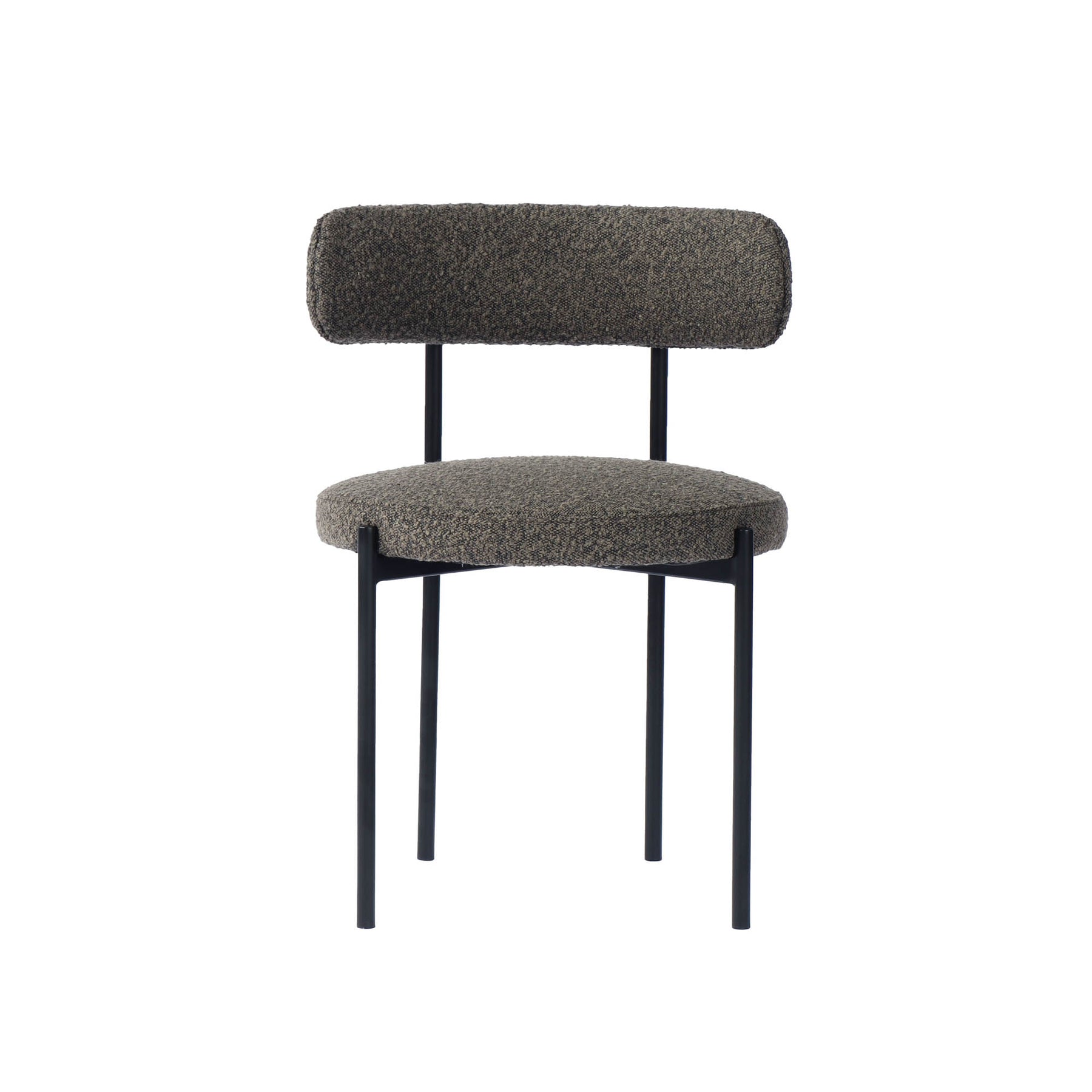 Cleo Dining Chair | Brown Boucle