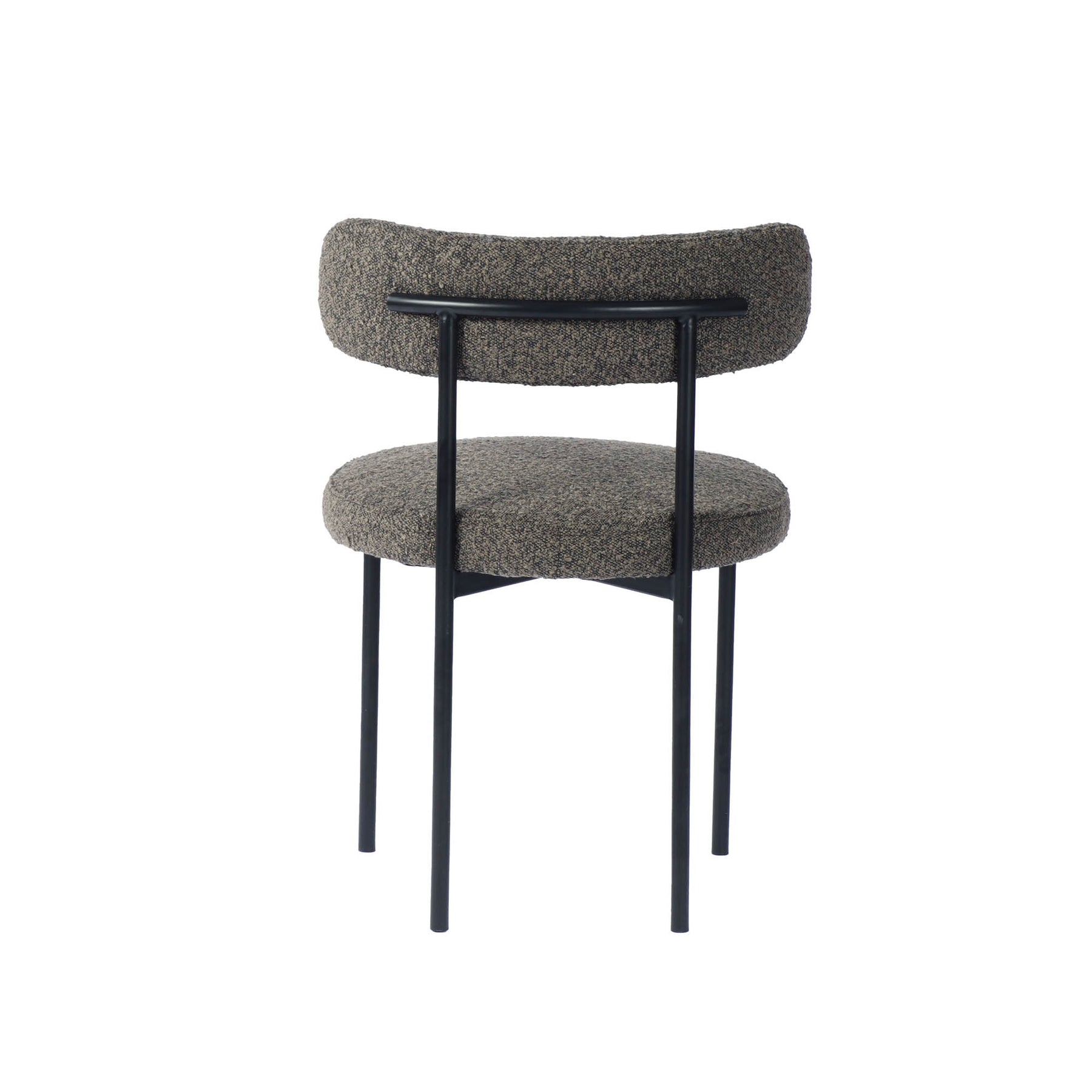 Cleo Dining Chair | Brown Boucle