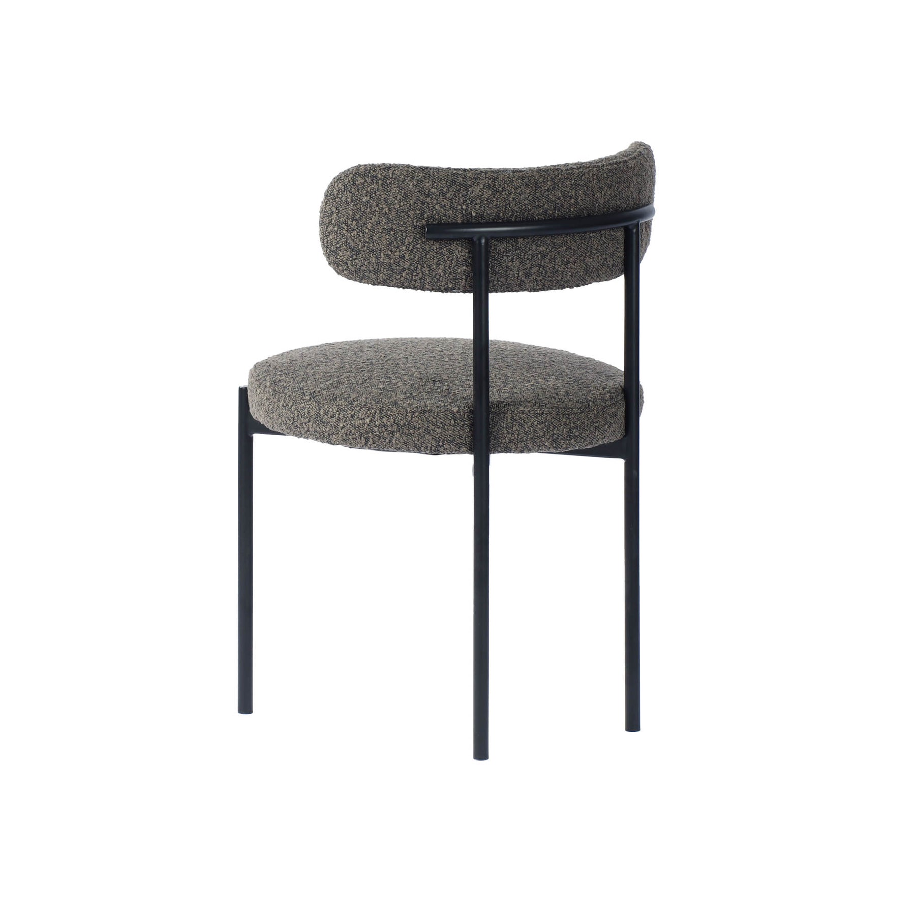 Cleo Dining Chair | Brown Boucle