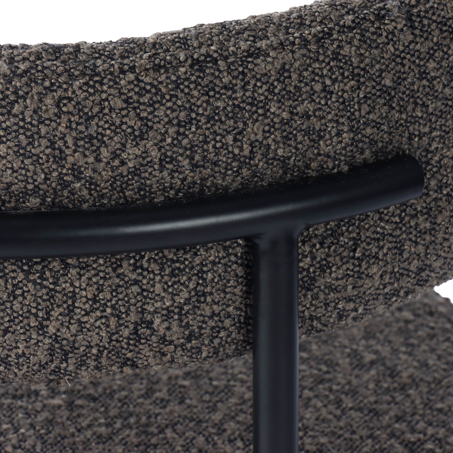 Cleo Dining Chair | Brown Boucle